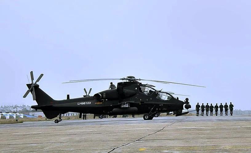 阿帕奇武装直升机vs武直10中国,美国阿帕奇vs中国武直10