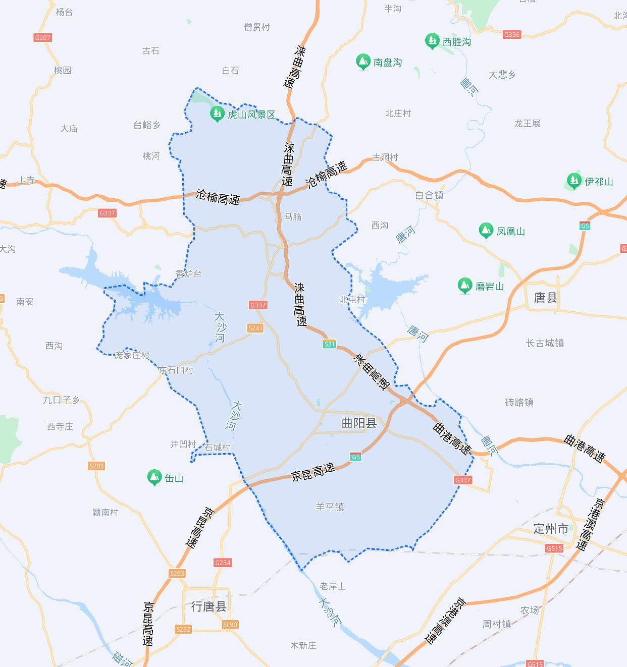 保定曲阳县简介,曲阳县地形介绍