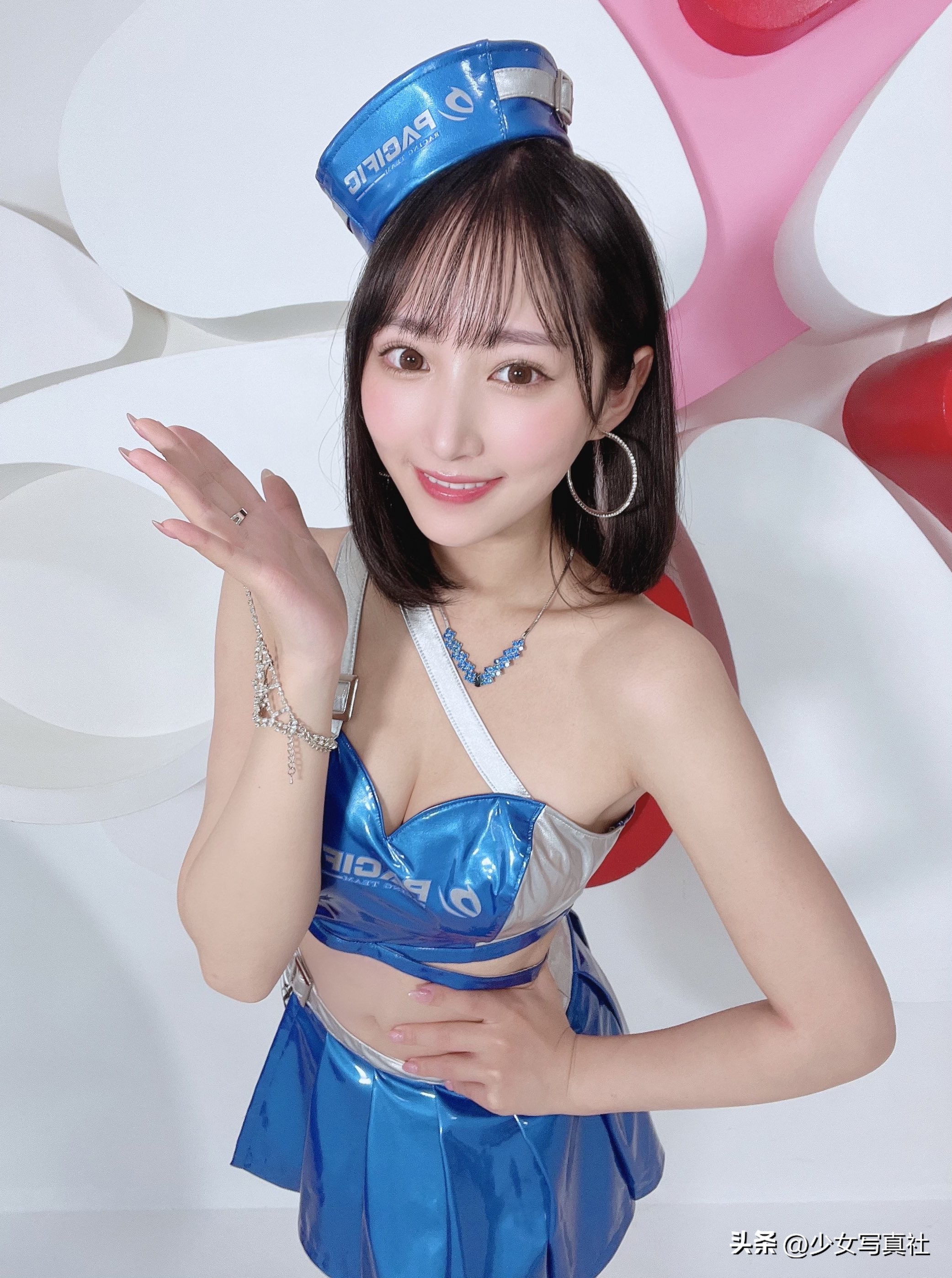 大长腿美女，日本超人气车模川瀬もえ！