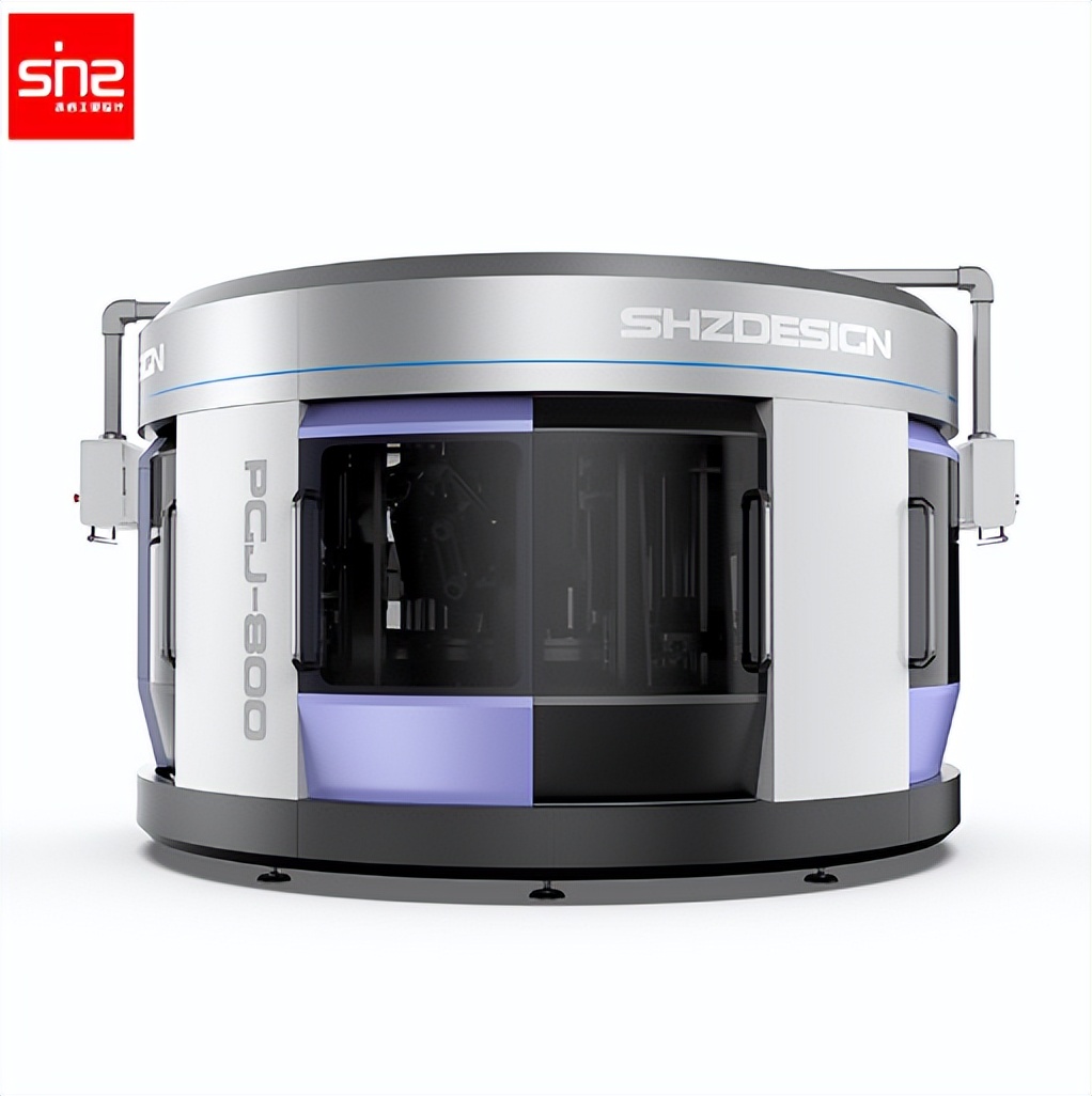 抛光机设计效果图,小型单工位外圆抛光机