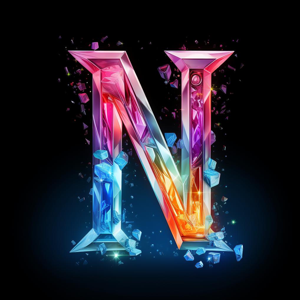 d字母设计,水晶字母设计