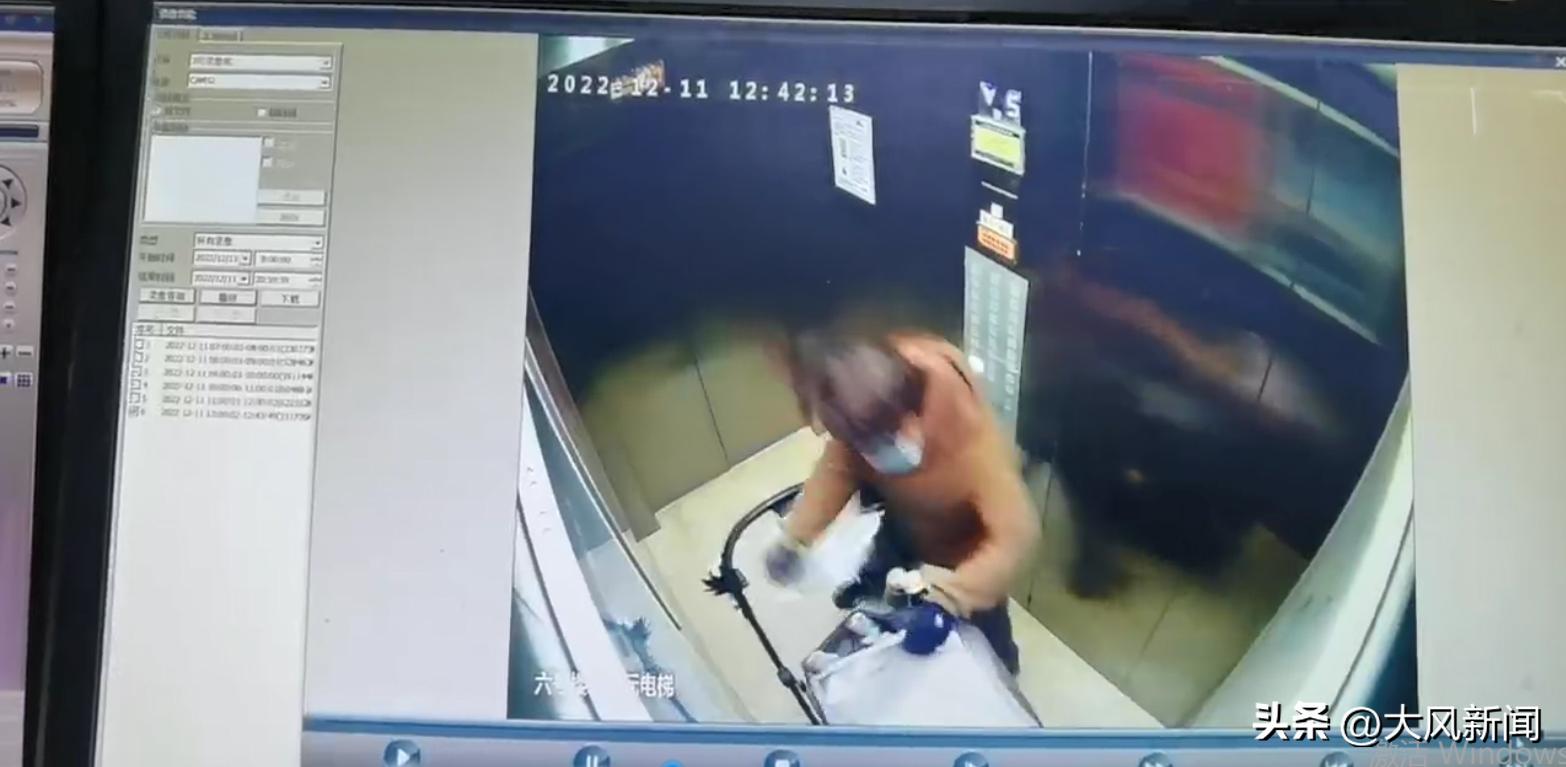 育儿嫂趁电梯内没人挥拳猛打婴儿,育儿嫂狂锤幼儿