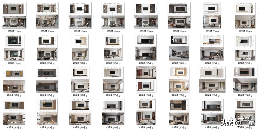 2021网红背景墙带详细尺寸供参考,电视背景墙2023最新款网红尺寸