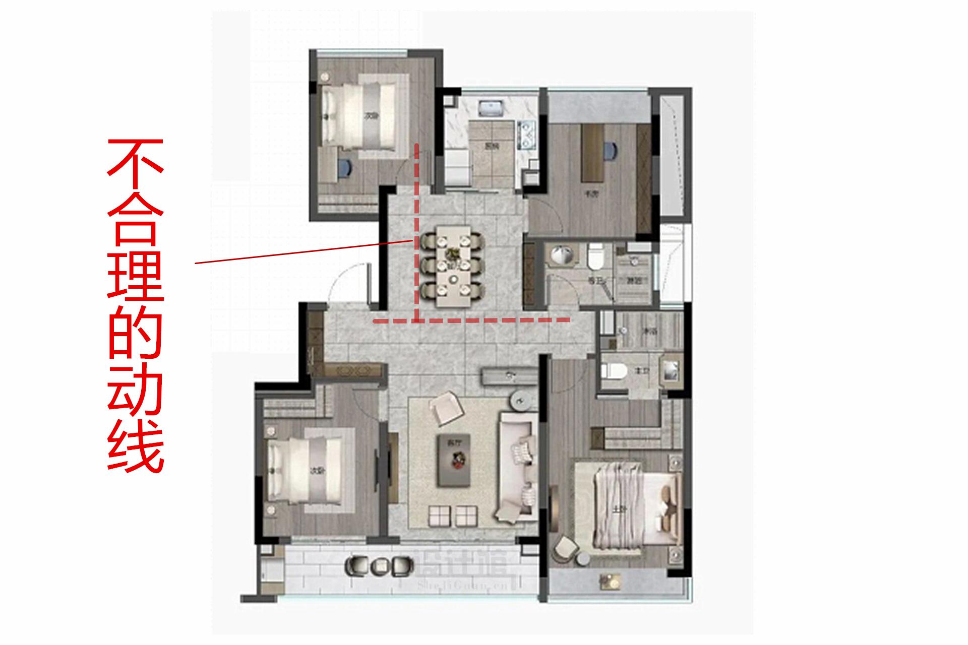四叶草户型跟飞机户型的区别,四叶草户型和h户型哪个好