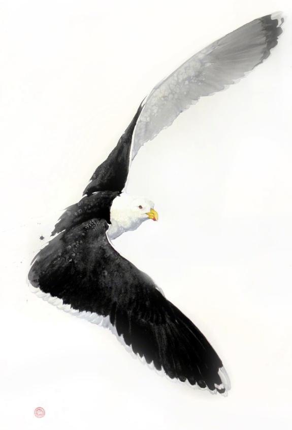 中国手画水墨画震惊国外,一幅画卖了十亿天价