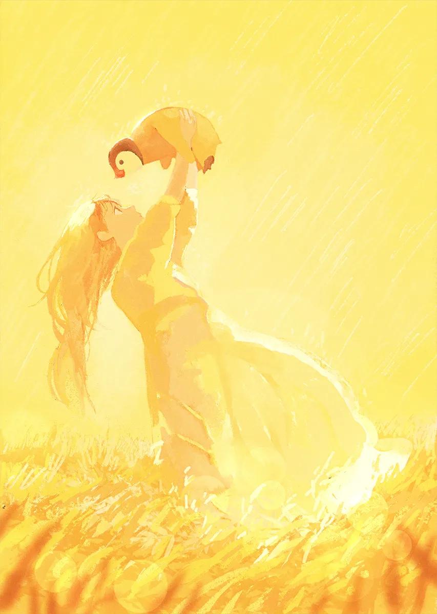 治愈风格壁纸,壁纸女生治愈可爱油画