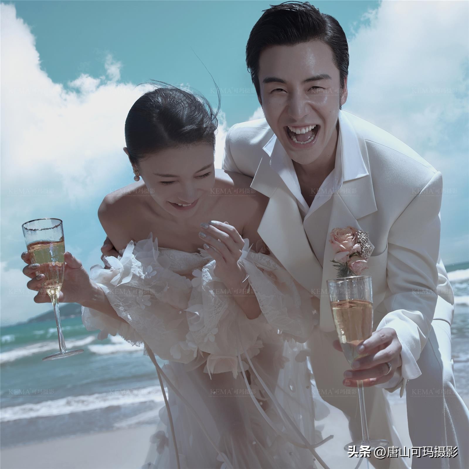 电影风婚纱照视频夜景法式浪漫,法式电影风剧情式婚纱照