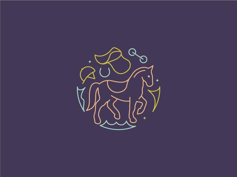 logos：奔马势如破竹！一组气势昂扬的马元素标志设计分享