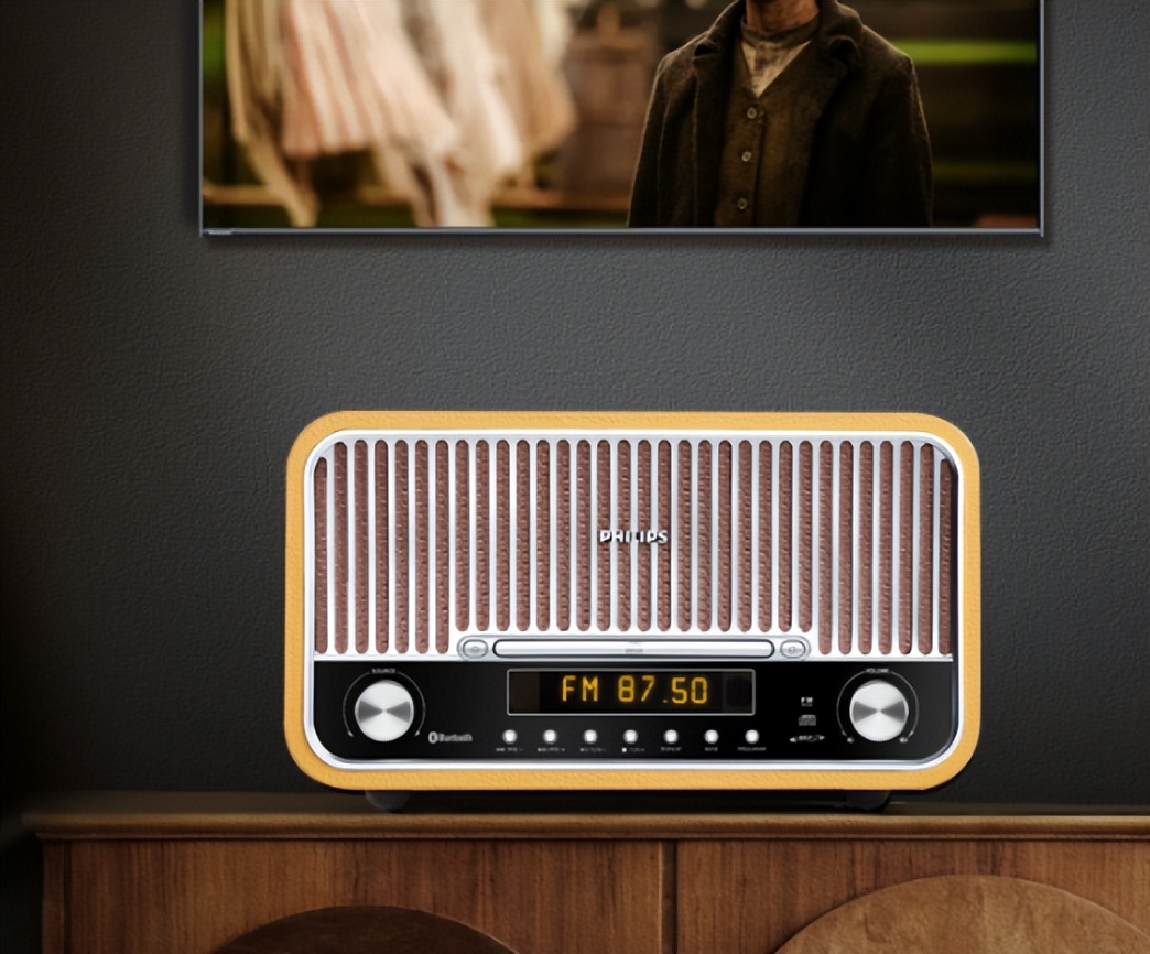 飞利浦高保真桌面蓝牙cd音响,飞利浦最好的复古音箱