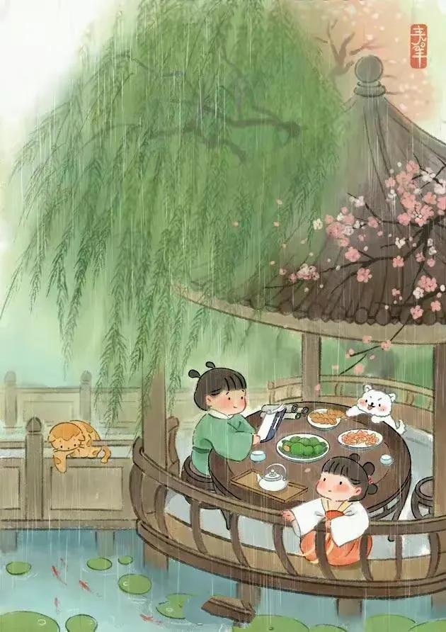 网友画的教材封面,网友画的小学教材插画对比图