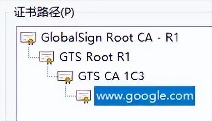 微软、苹果、亚马逊等互联网巨头的SSL中级根证书