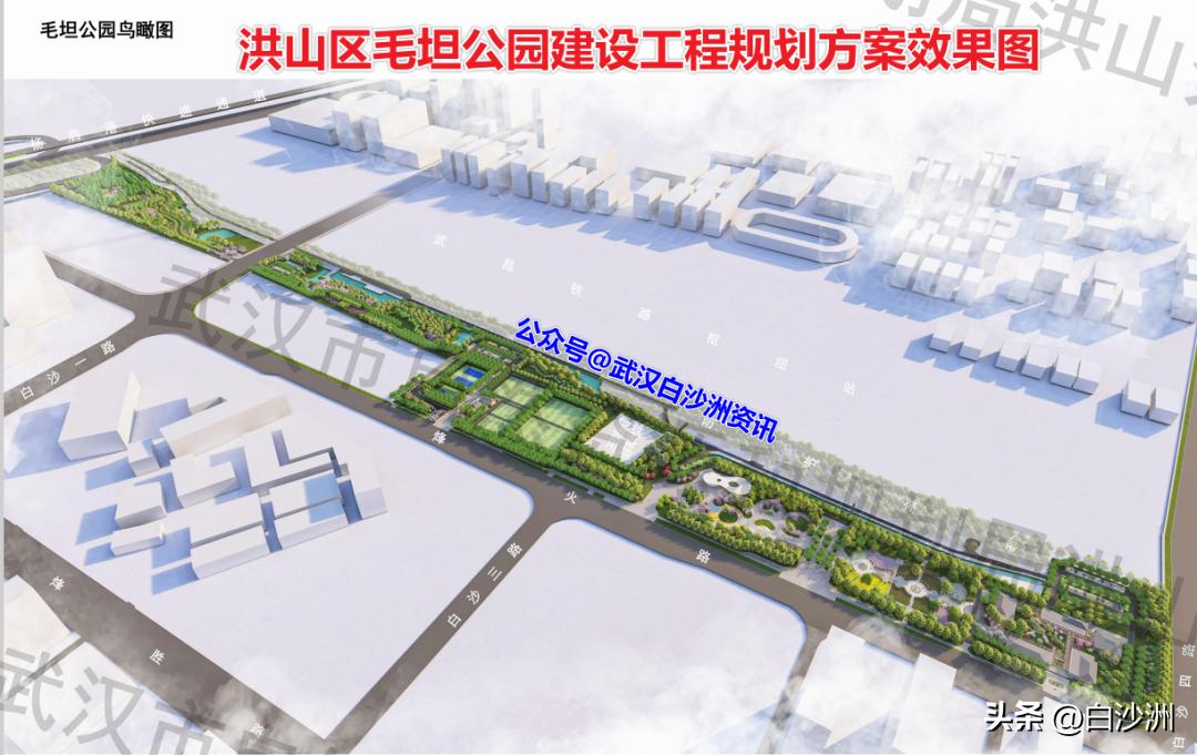 4个足球场的体育公园,生态运动公园网球场