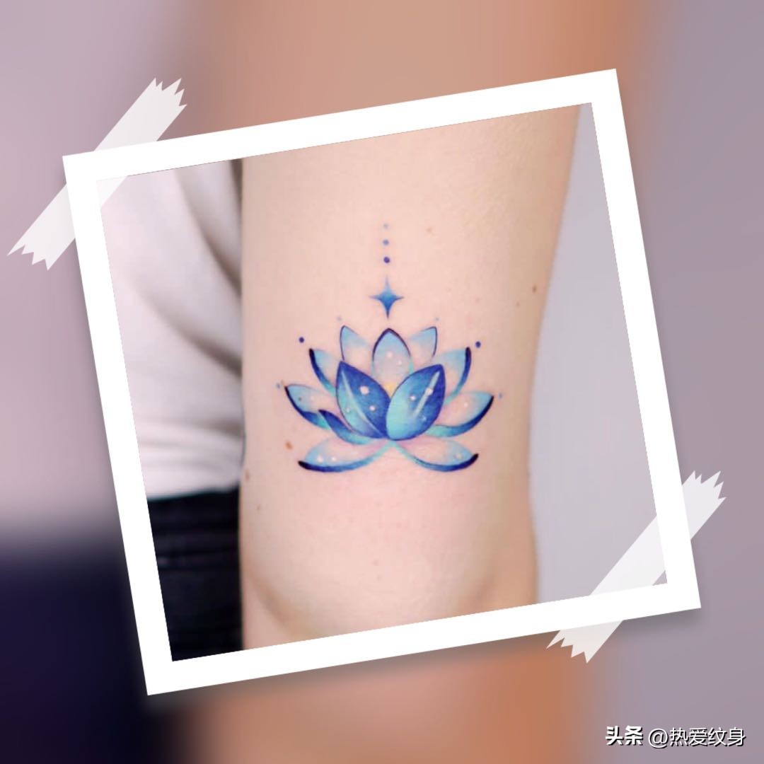 纹身就像你心中的一朵花,纹身像种在你内心深处的一朵花