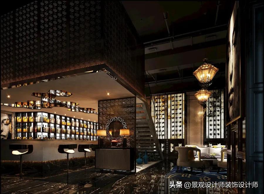 静吧酒吧装修,酒吧俱乐部设计效果图