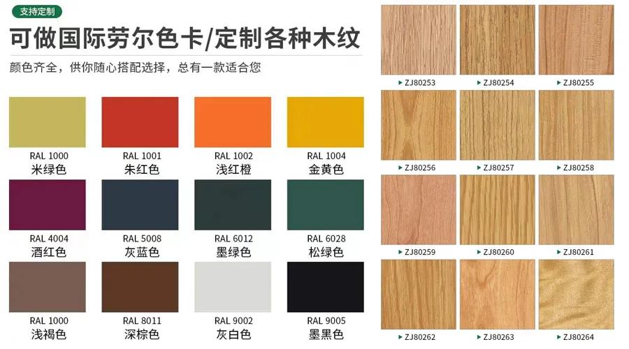 铝制波浪板墙面效果图大全,铝制波浪板