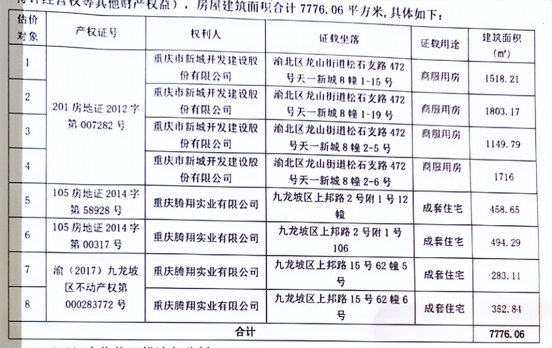 重庆房地产开发商破产,重庆某开发商被追债