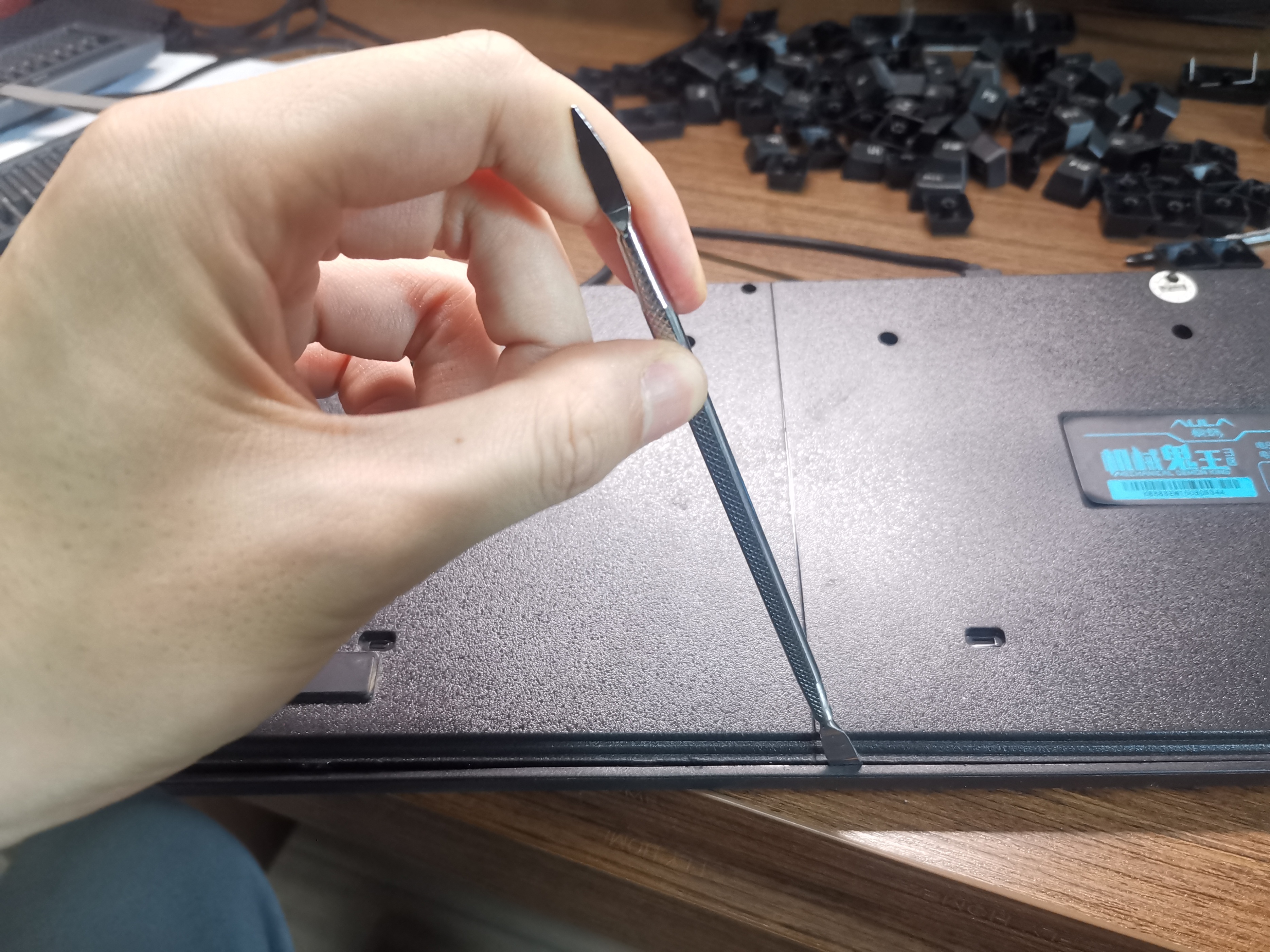 狼蛛鬼王键盘键位图,狼蛛机械鬼王3区支持换轴吗