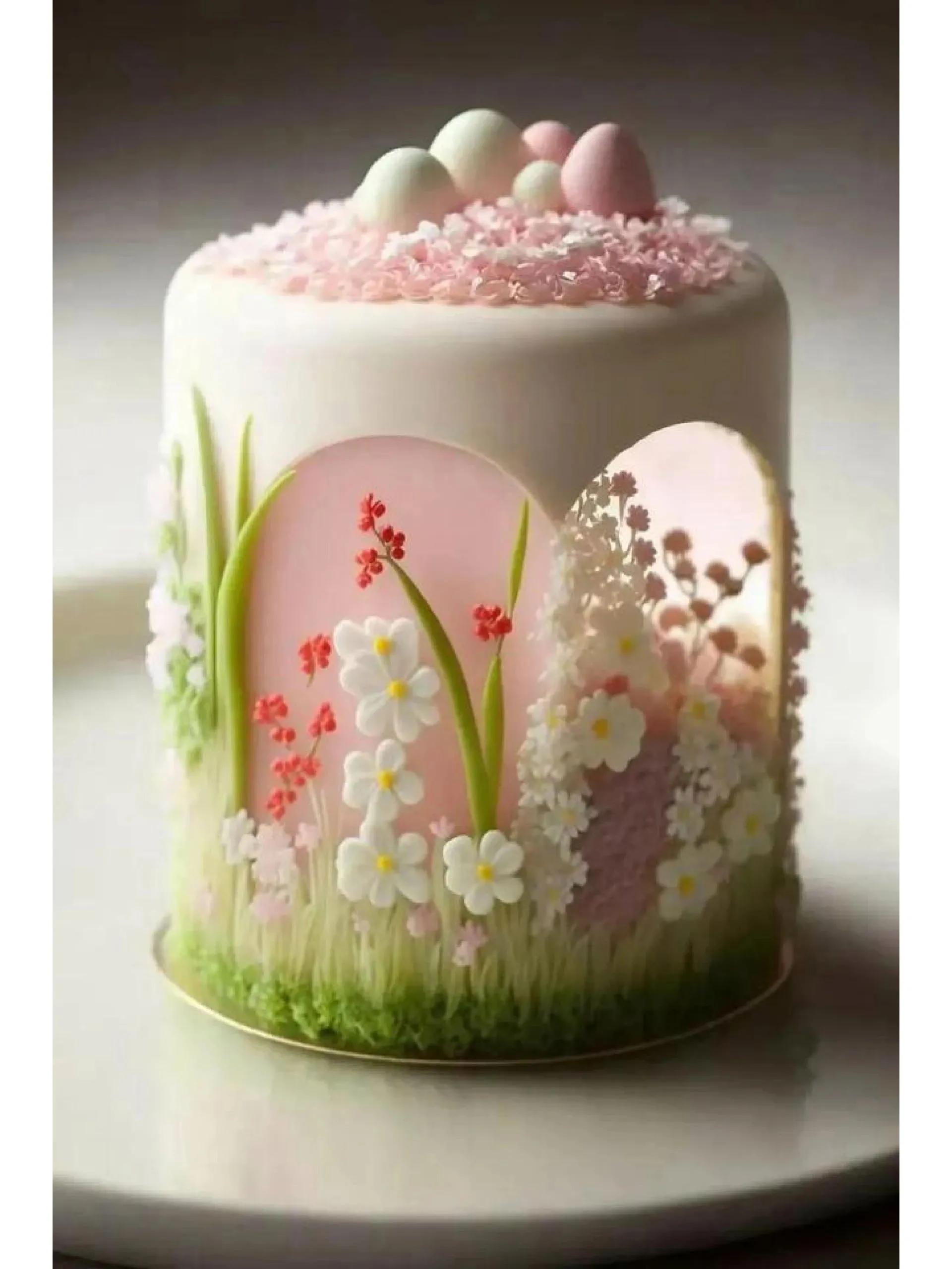 艺术蛋糕壁纸图片大全,蛋糕鲜花壁纸