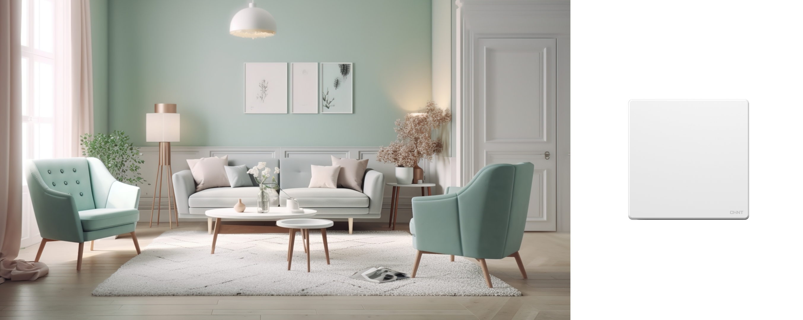 轻奢风选什么颜色的开关好看,白色开关搭配效果