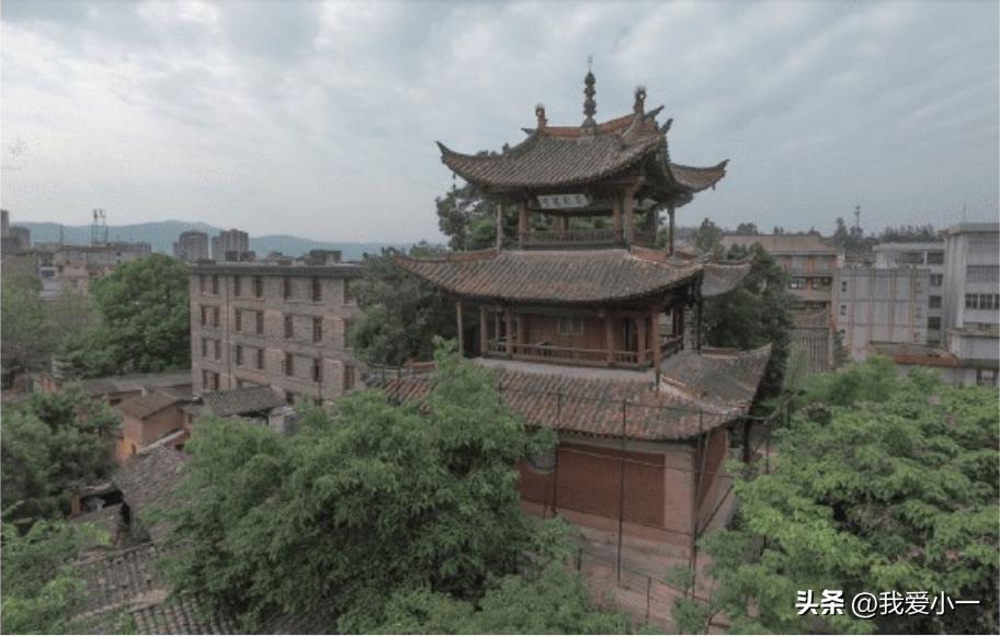 云南昆明古建筑群图,云南省昆明市官渡古镇古建筑