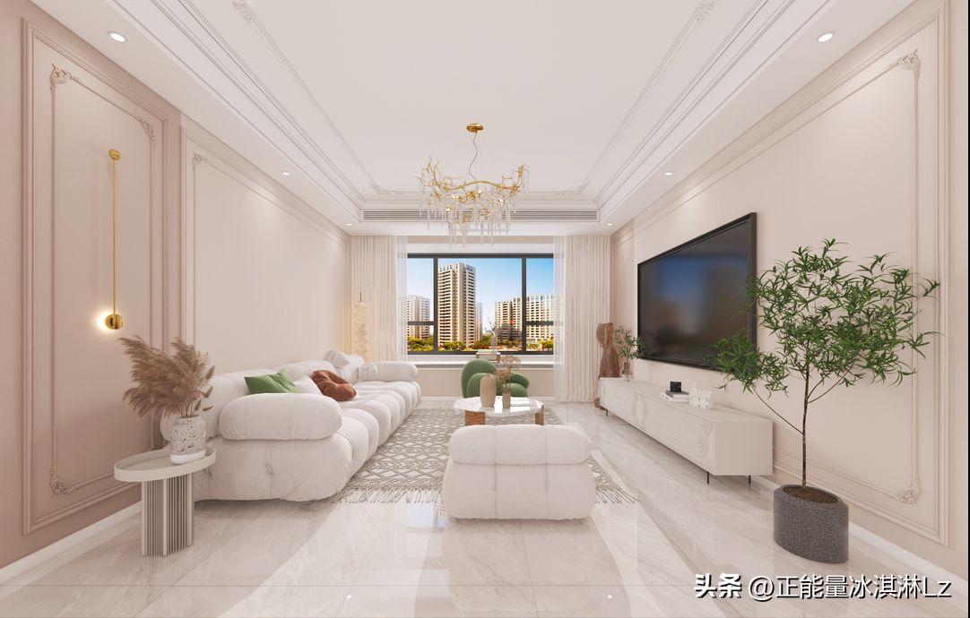 法式轻奢奶白,法式奶油系轻奢