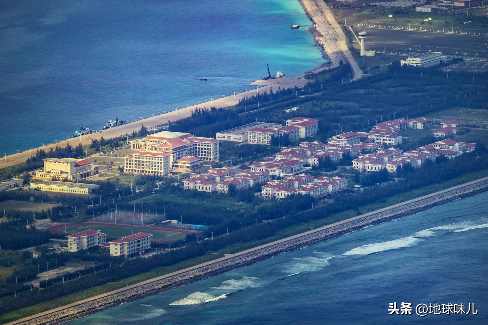 美济岛南海第一大岛发展潜力巨大,南沙群岛美济岛