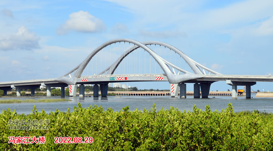 「现场组图」影响北海楼市的主要工程施工进度,2022年8月