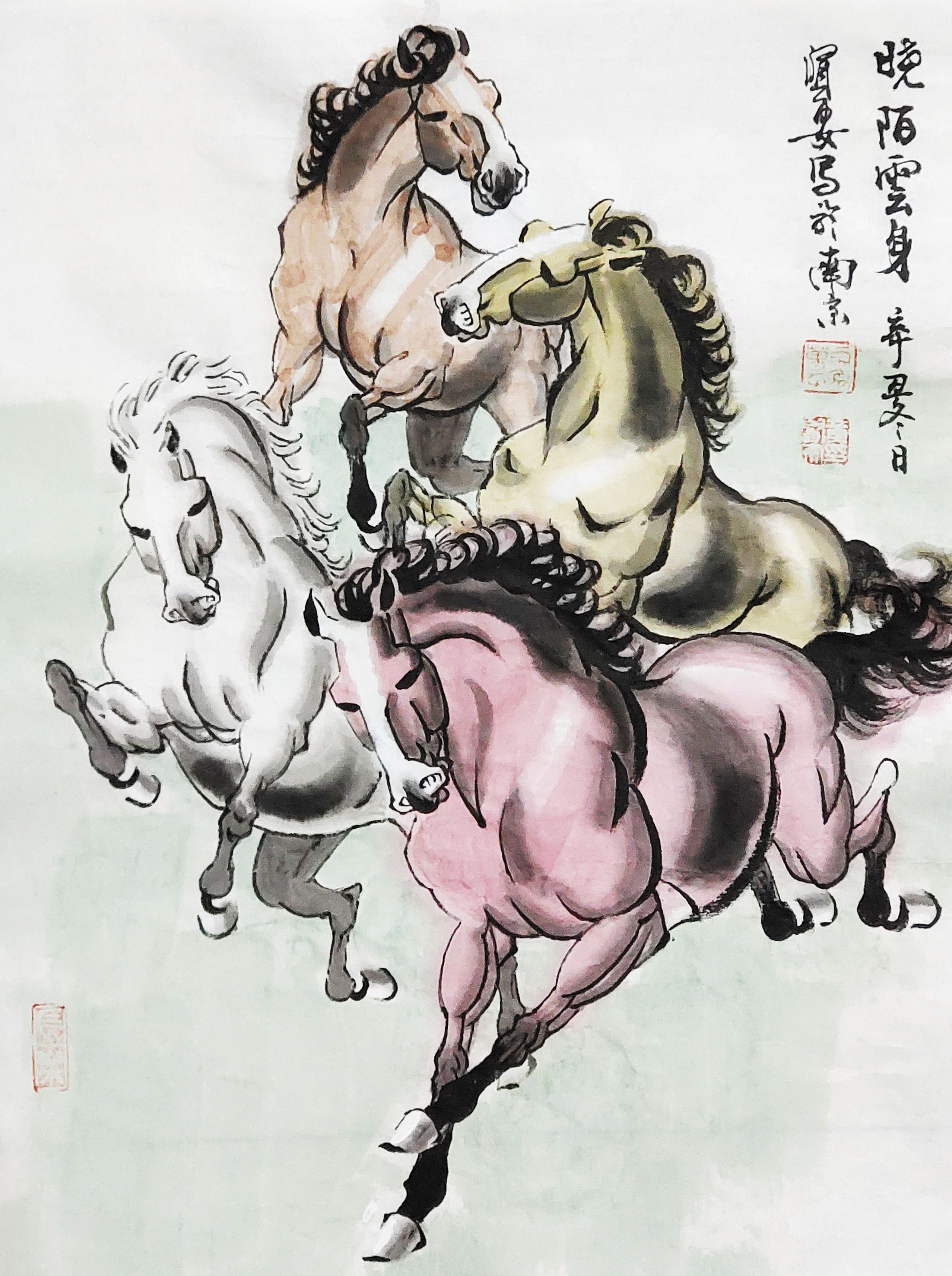 迎冬奥庆新春书画,迎元宵庆冬奥绘画一等奖