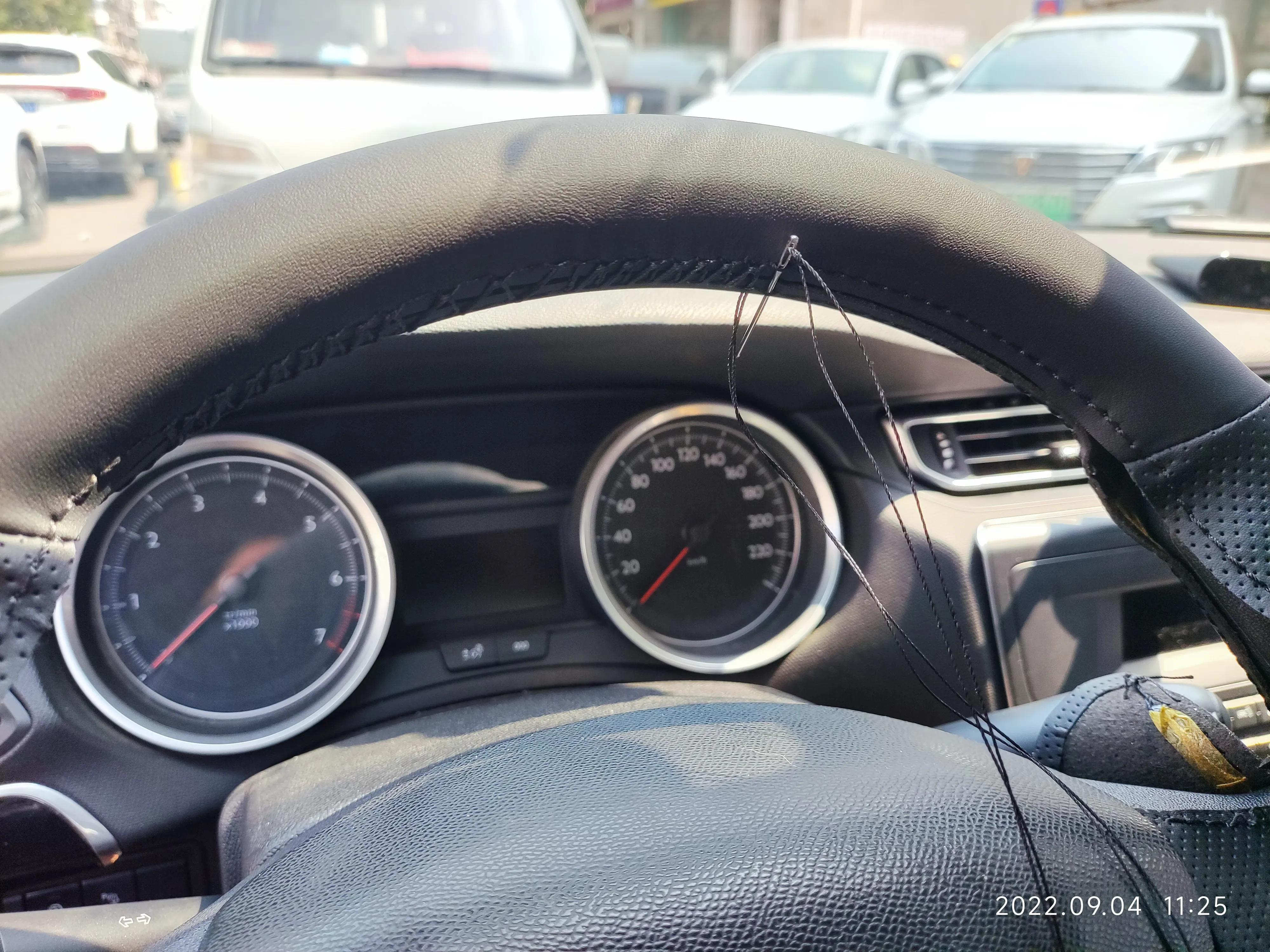 408方向盘套,标致408手缝方向盘套教学