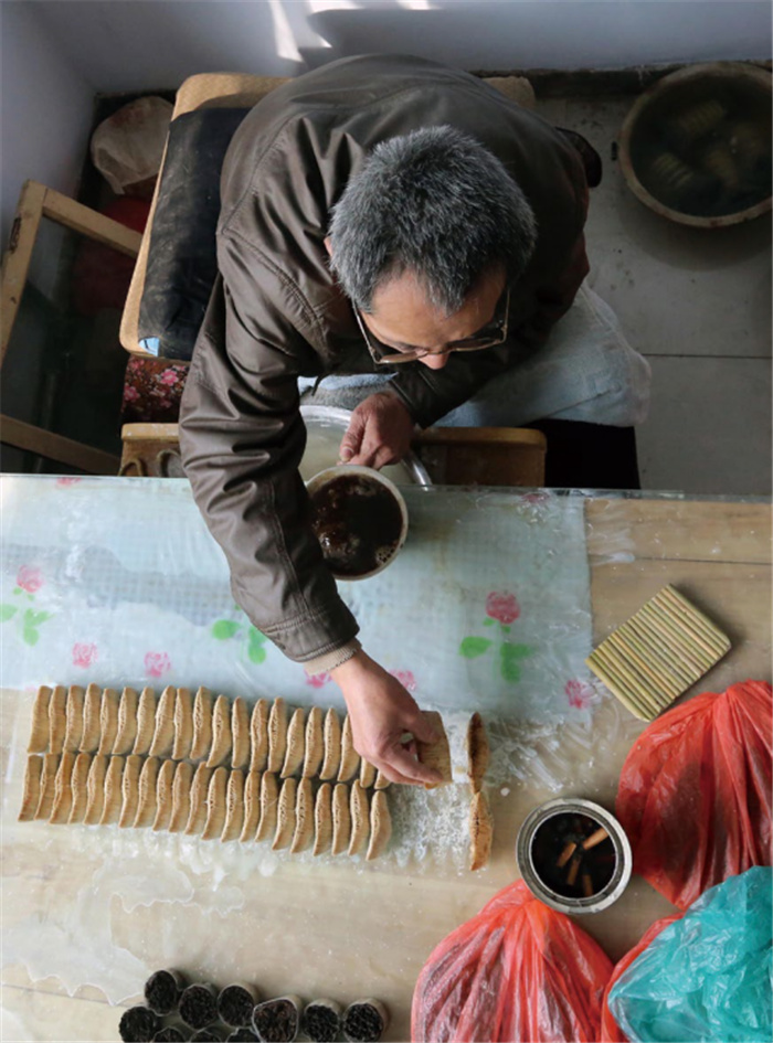 侯店毛笔制作过程,毛笔制作技艺