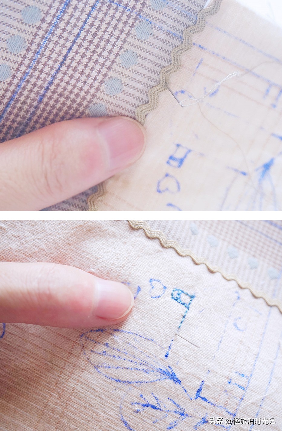 自制多层布艺钱包,自制钱包布艺