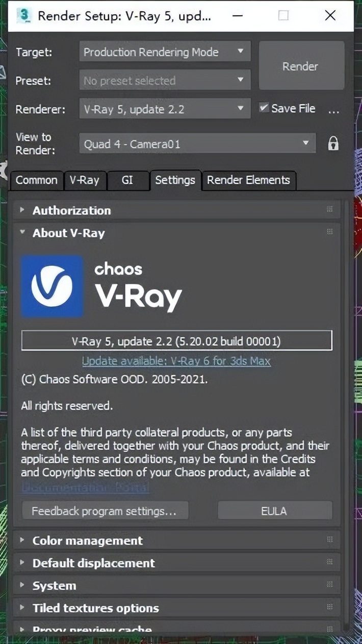 corona渲染器显示内存不足,v-ray5.2设置教程