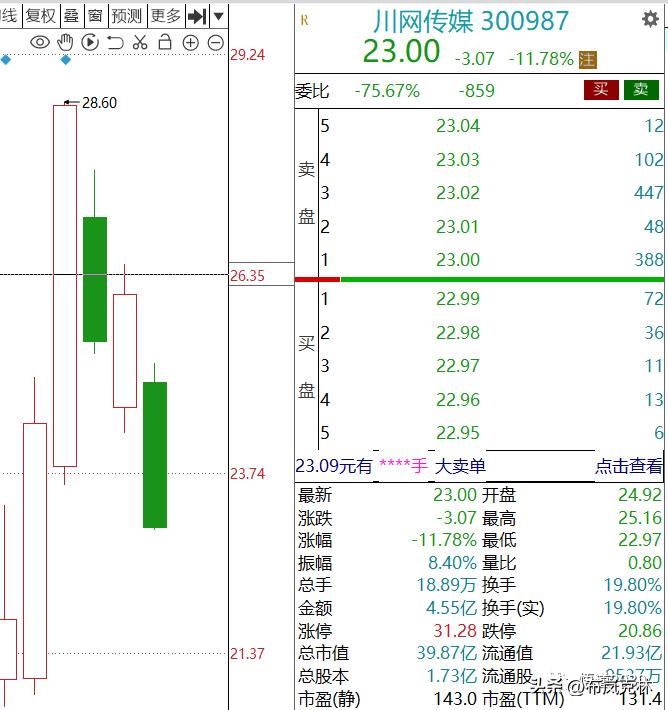 5.9惨~~~买到跌停！