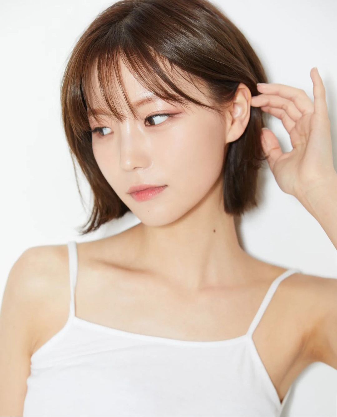 甜酷短发发型圆脸,甜妹短发女生