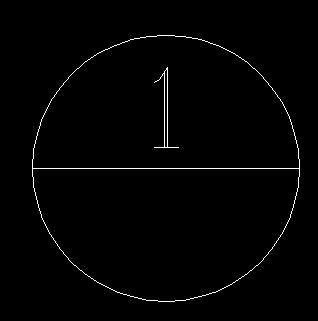 详图索引符号应标注在剖面图中,索引符号和详图符号的表示方法