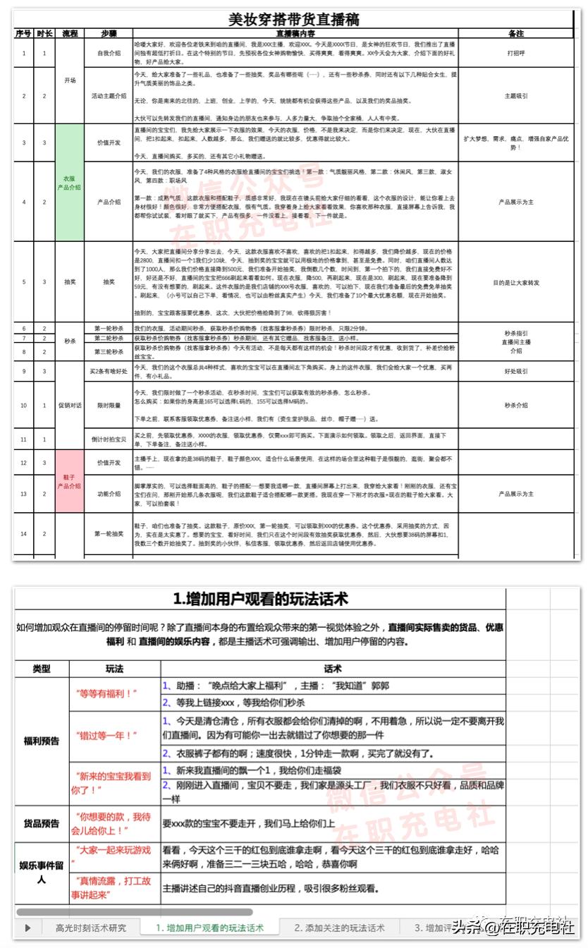 服装直播话术大全官方干货,新人开播苦练50条话术文案