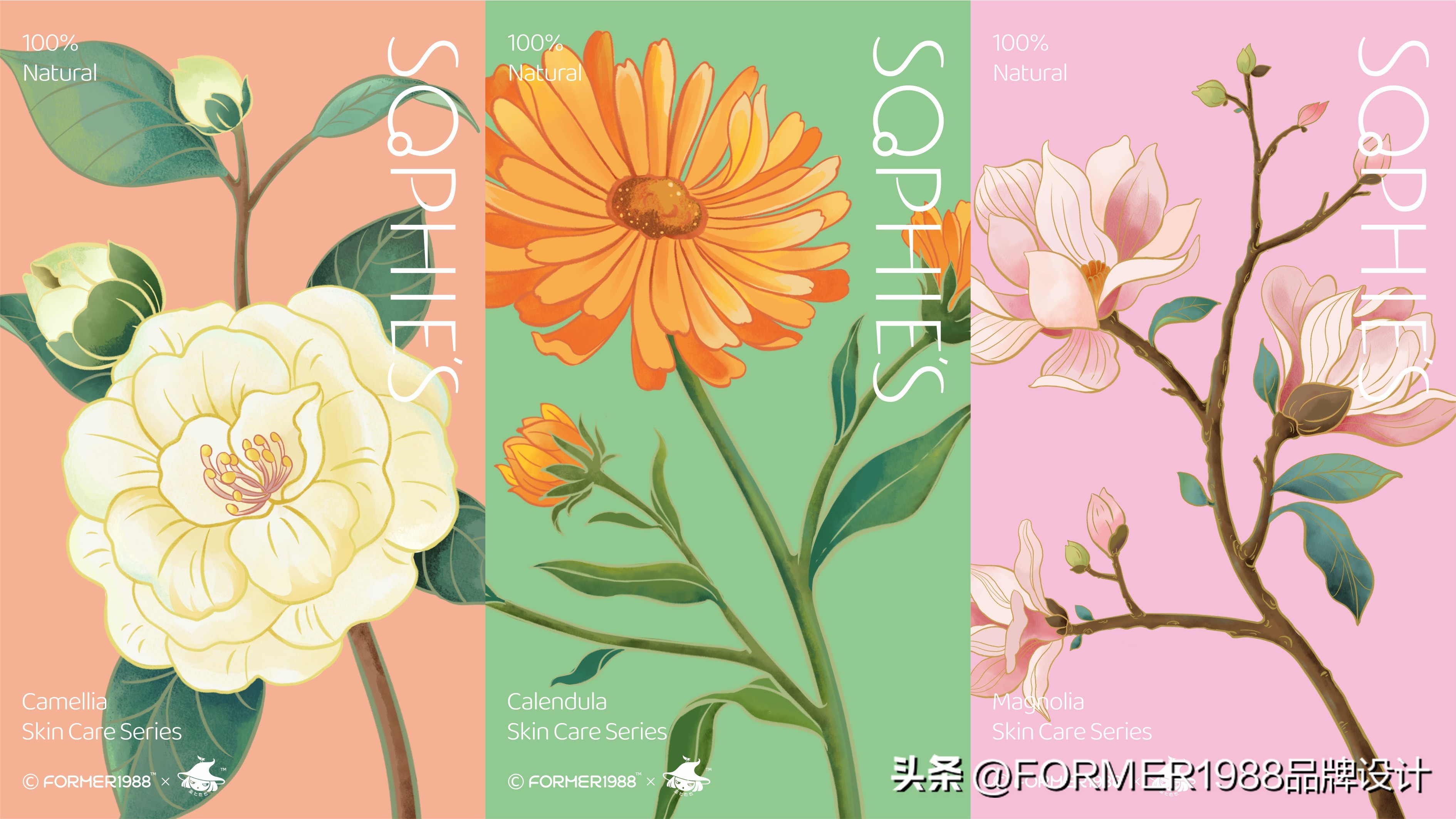 插画化妆品包装,插画化妆品包装设计