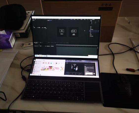 格兰富grefu双屏笔记本开机实测,格莱富grefu笔记本怎么样