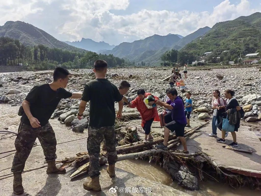 涞水泥石流灾难视频,涞水汤家庄泥石流