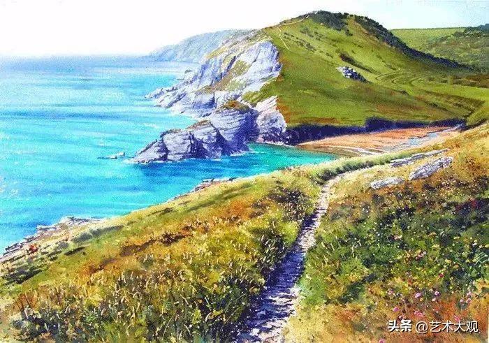 欧美风景水彩画名作,欧洲顶尖水彩大师的风景画欣赏