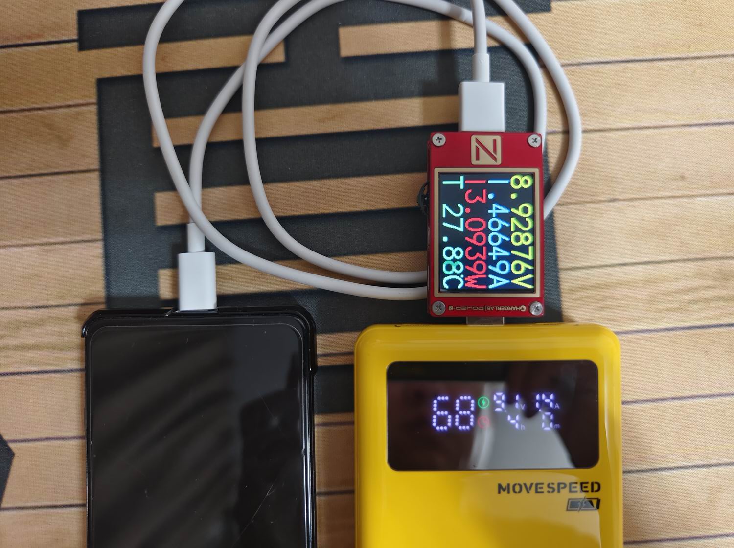 睿量双向快充移动电源测评,移速能量星球充电宝测评