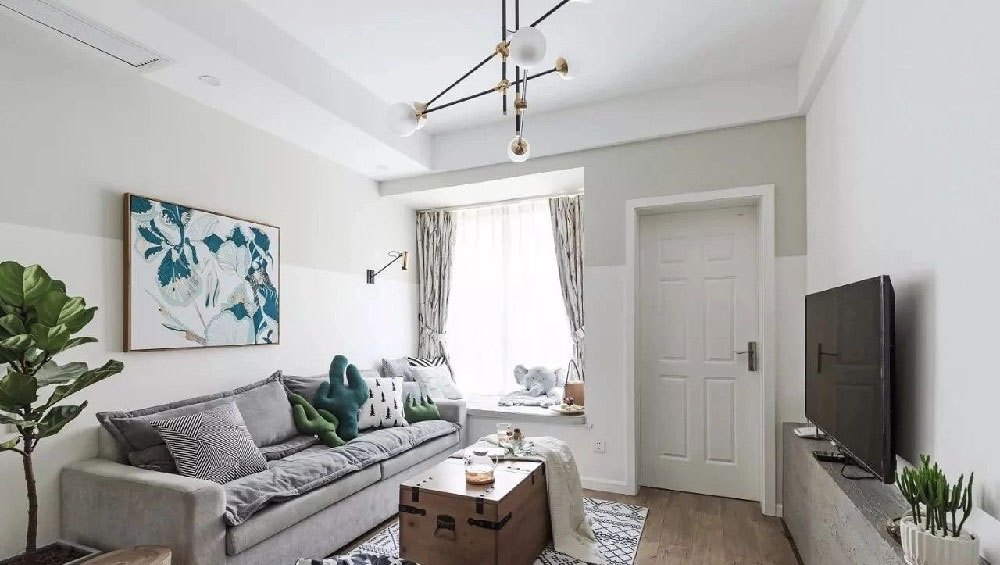 沈阳55平米小户型装修风格,现代简约风装修全屋效果图沈阳