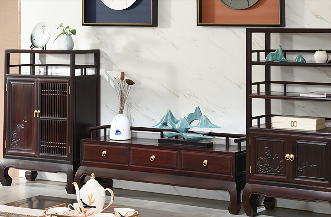 简约经典的家具选择兼具视觉美感,原木新中式极简轻奢风格家具