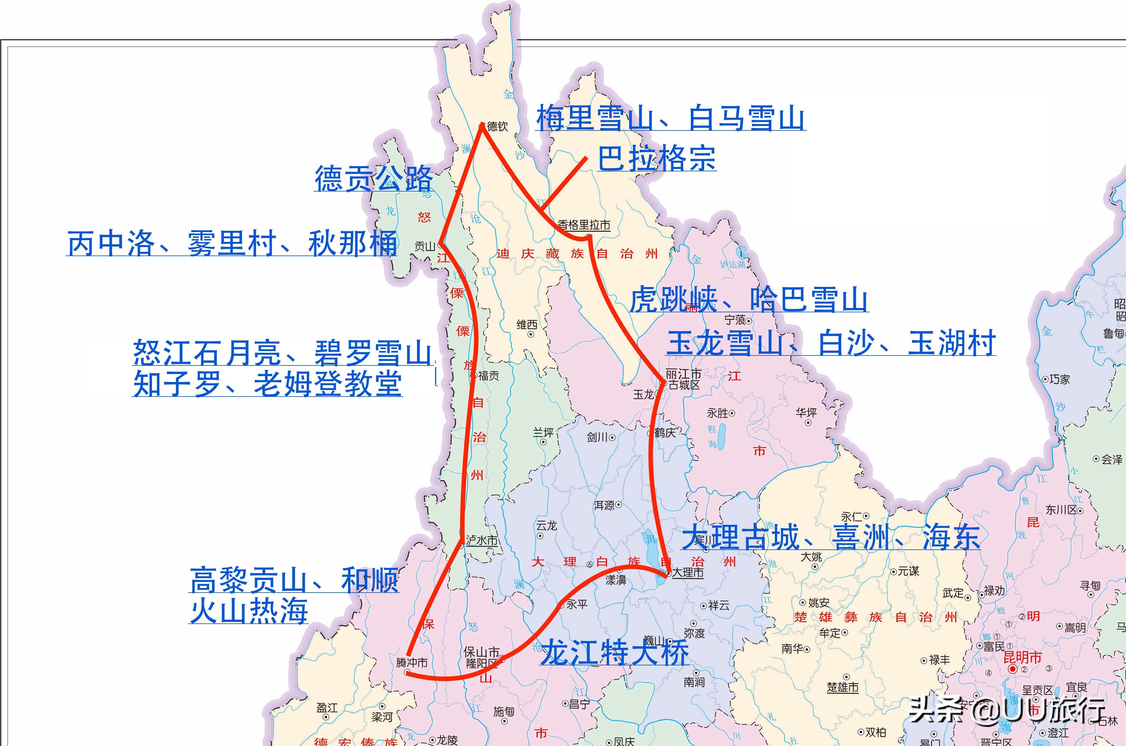 暑假旅游祖国西南后花园,总有一条适合你!云南8条旅游自驾线路
