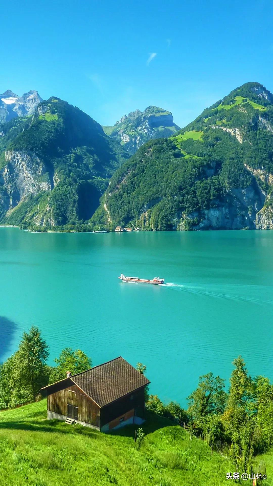 瑞士超清壁纸1080p,瑞士阿尔卑斯山雪山风景壁纸