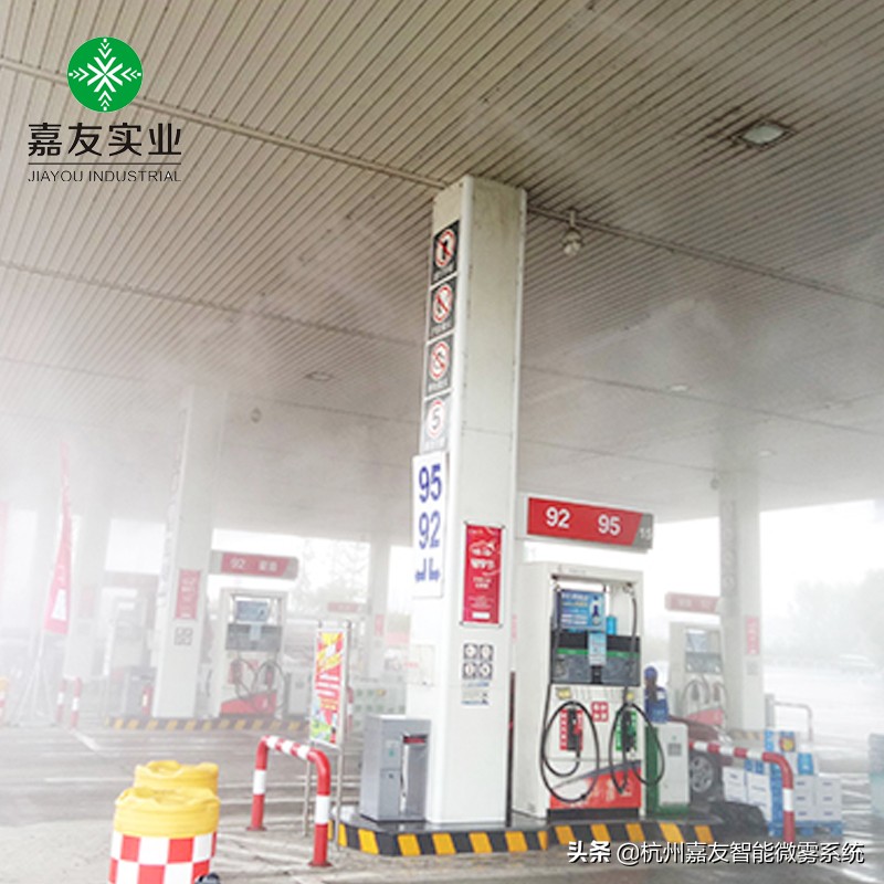 夏季降温喷雾,高压喷雾除尘降温设备