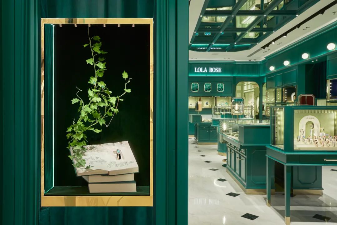 lolarose小绿表,英国进口lolarose欧美腕表