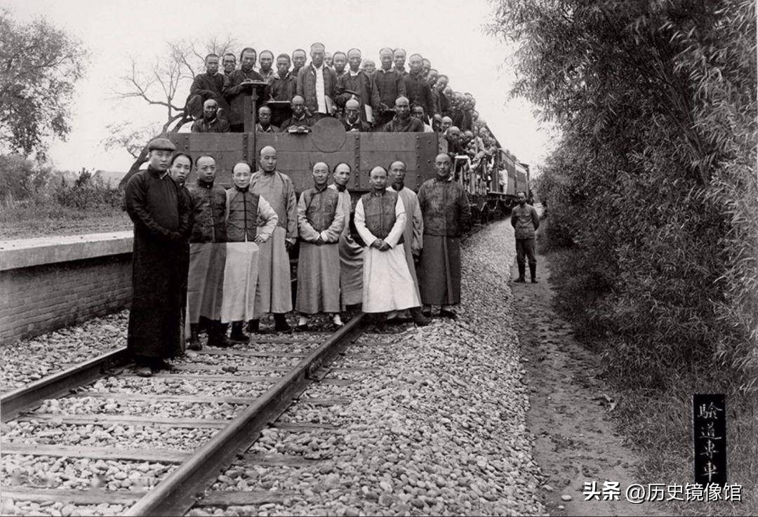 旧中国老京张铁路视频,京张铁路遗址公园老照片