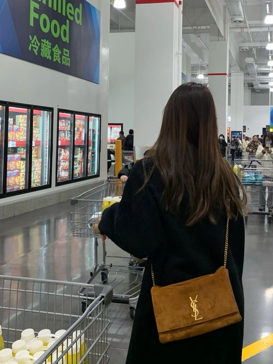 yslkate双面包变双链条,ysl双面kate背法