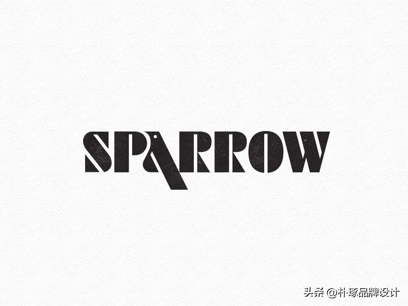 金鼠logo设计创意,麻雀图案logo设计理念